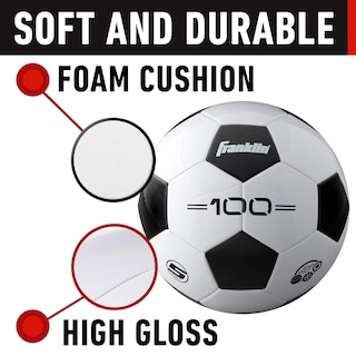 Foto 3 | Balones De Fútbol Franklin Sports F-100 Tamaño 5 Para Adultos, Paquete De 12 Con Bomba - Venta Internacional.