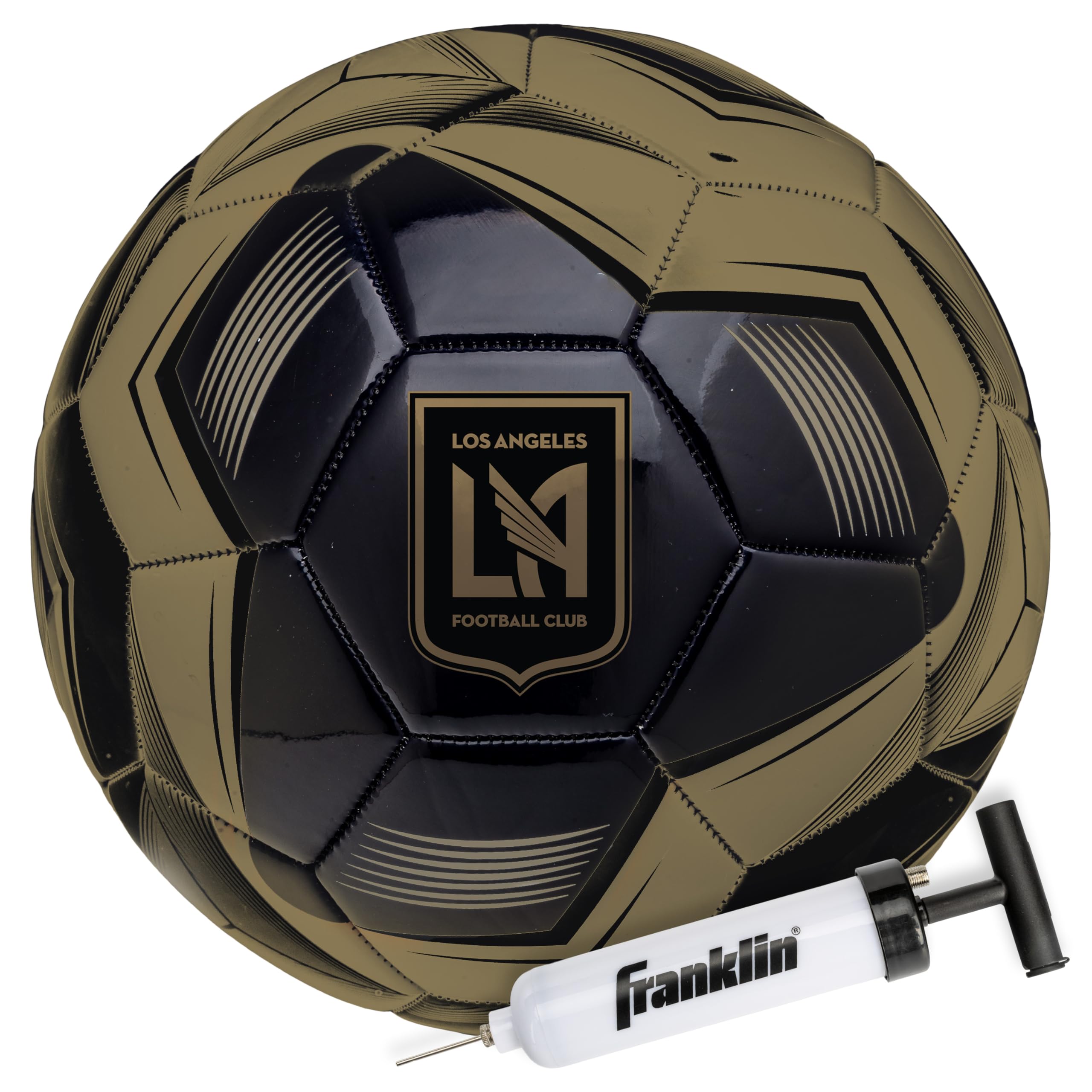 Foto 2 pulgar | Balón De Fútbol Franklin Sports Mls Los Angeles Fc, Talla 5 - Venta Internacional.