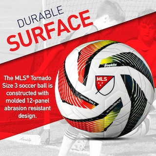 Foto 4 | Balón De Fútbol Franklin Sports Mls Tornado Tamaño 4 Con Bomba De Aire - Venta Internacional.