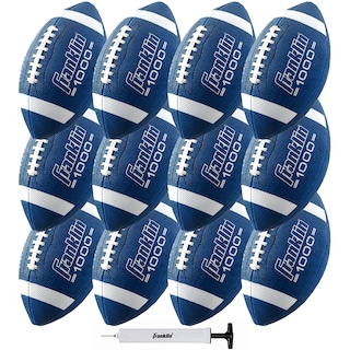 Foto 1 | Cuero Sintético Football Franklin Sports 1000 Junior X12 - Venta Internacional.