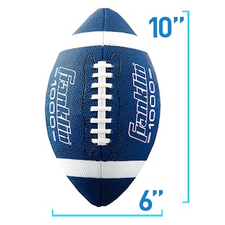 Foto 7 | Cuero Sintético Football Franklin Sports 1000 Junior X12 - Venta Internacional.