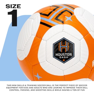 Foto 2 | Balón De Fútbol Franklin Sports Nwsl Houston Dash Mini, Talla 1 - Venta Internacional.