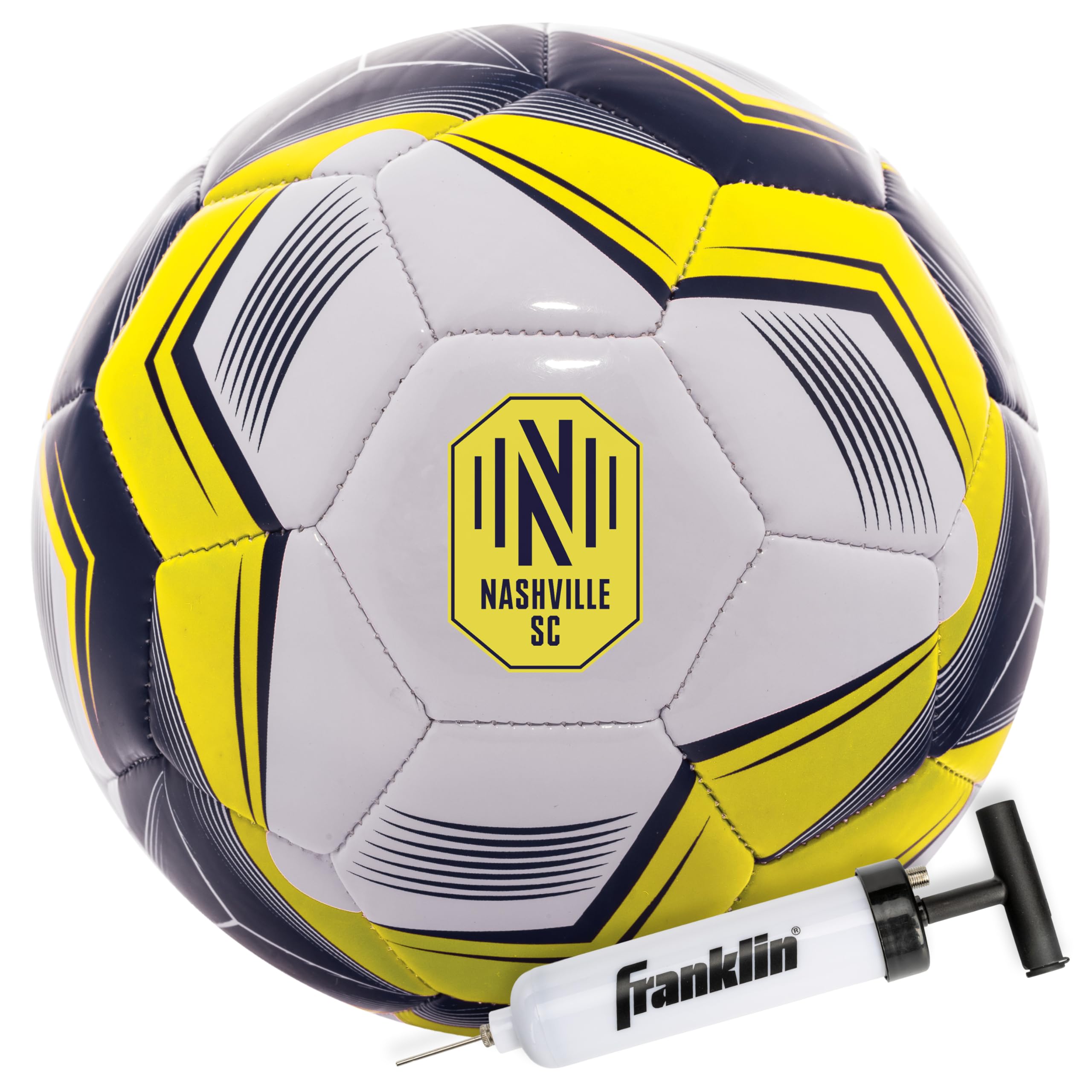 Foto 2 pulgar | Balón De Fútbol Franklin Sports Mls Nashville Fc, Talla 5 - Venta Internacional.