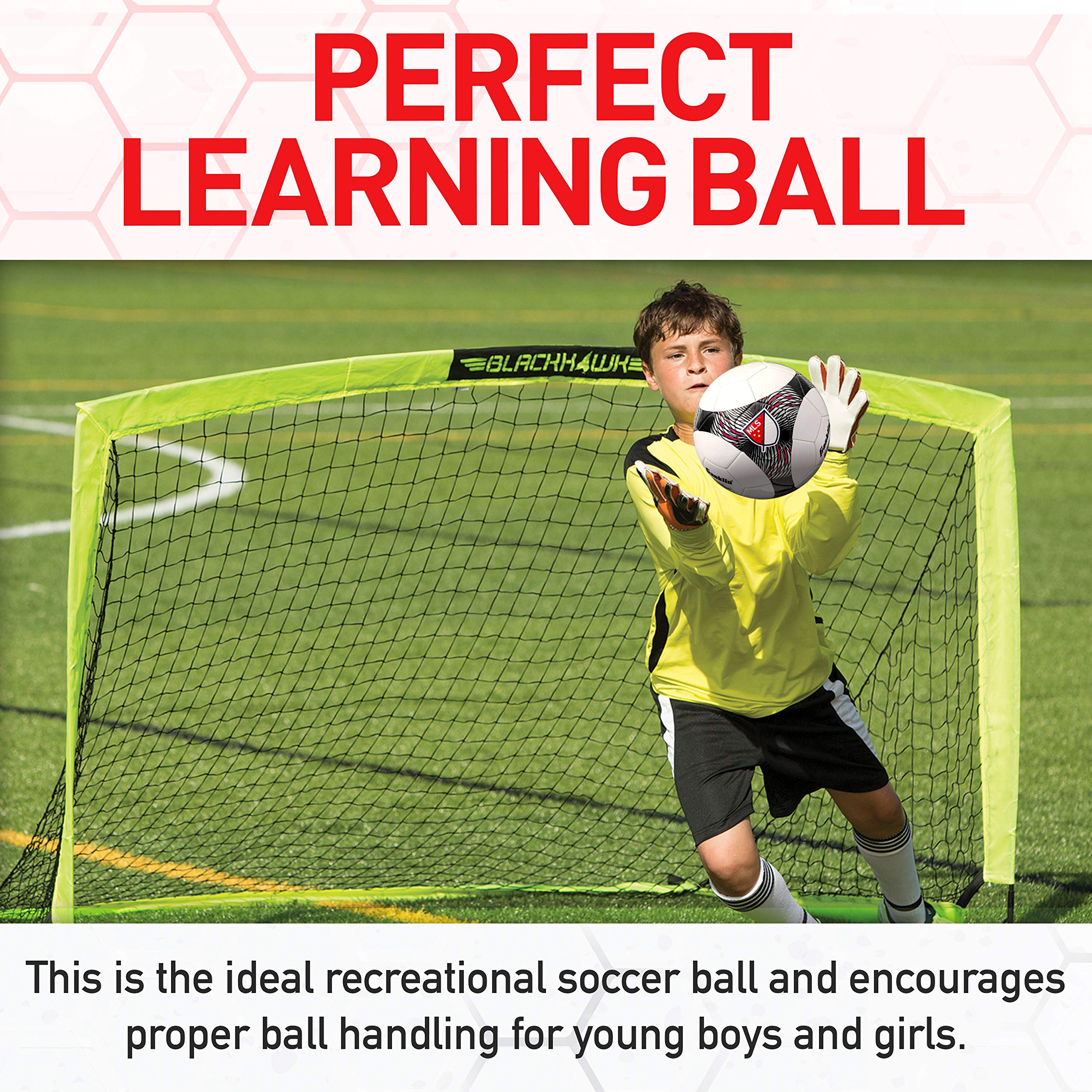 Foto 6 pulgar | Balón De Fútbol Franklin Sports Mls Pro Vent Oficial, Talla 4 - Venta Internacional.