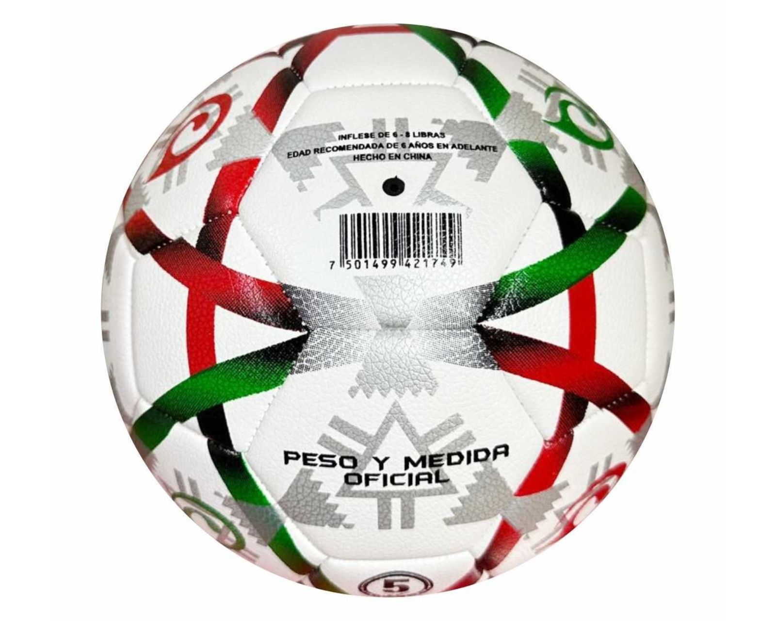 Foto 3 pulgar | Balón Futbol Dek Rojo