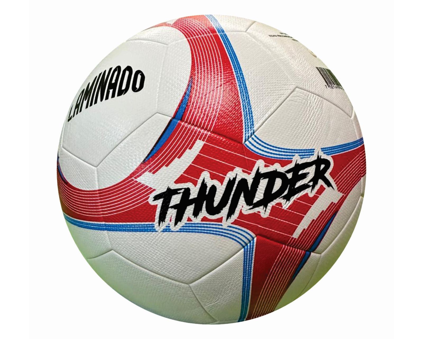 Foto 3 pulgar | Balón Futbol #5 Adx Laminado Mod Thunder Peso/medida Oficial Rojo