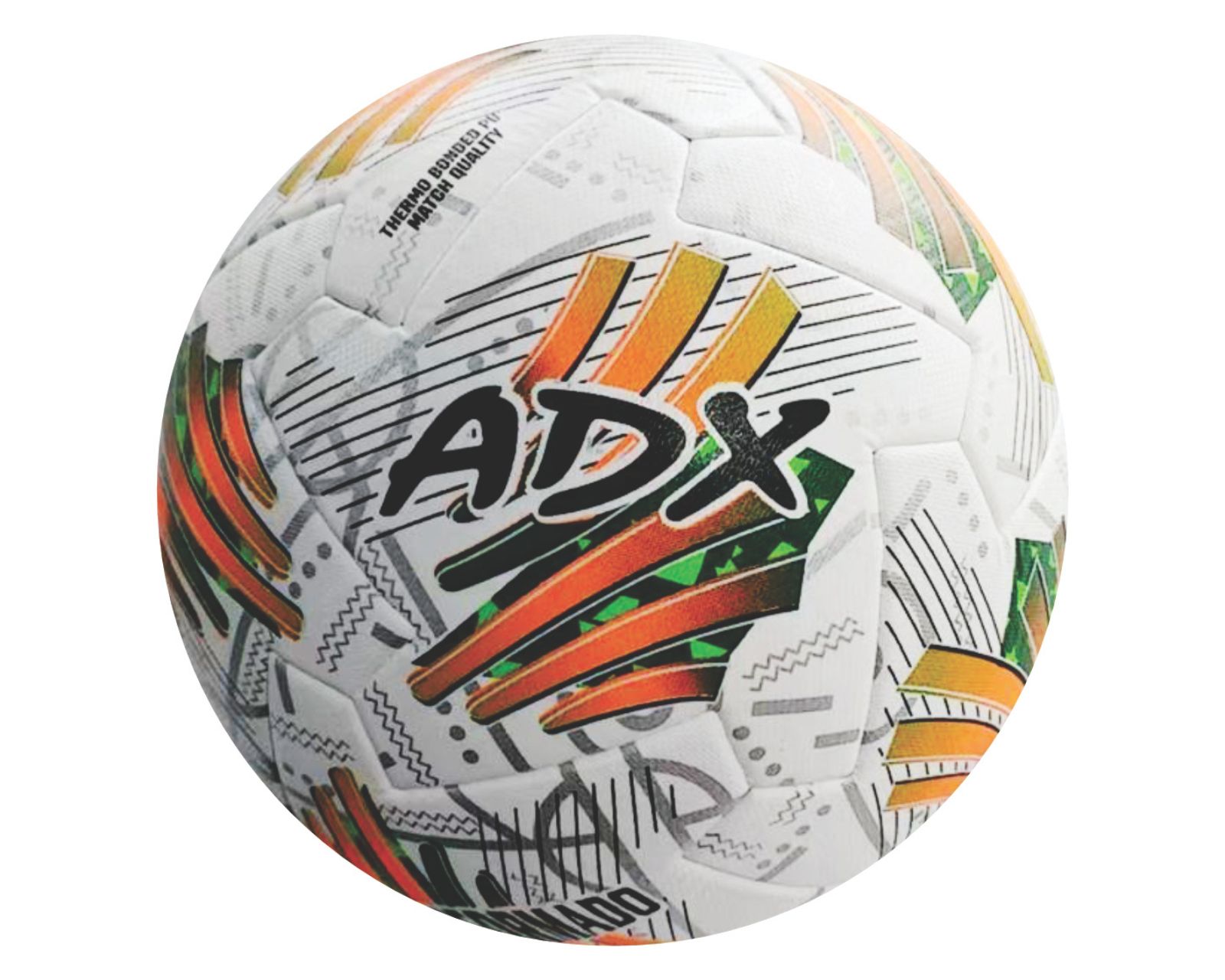 Foto 2 pulgar | Balón Fútbol Termoformado #5 Naranja