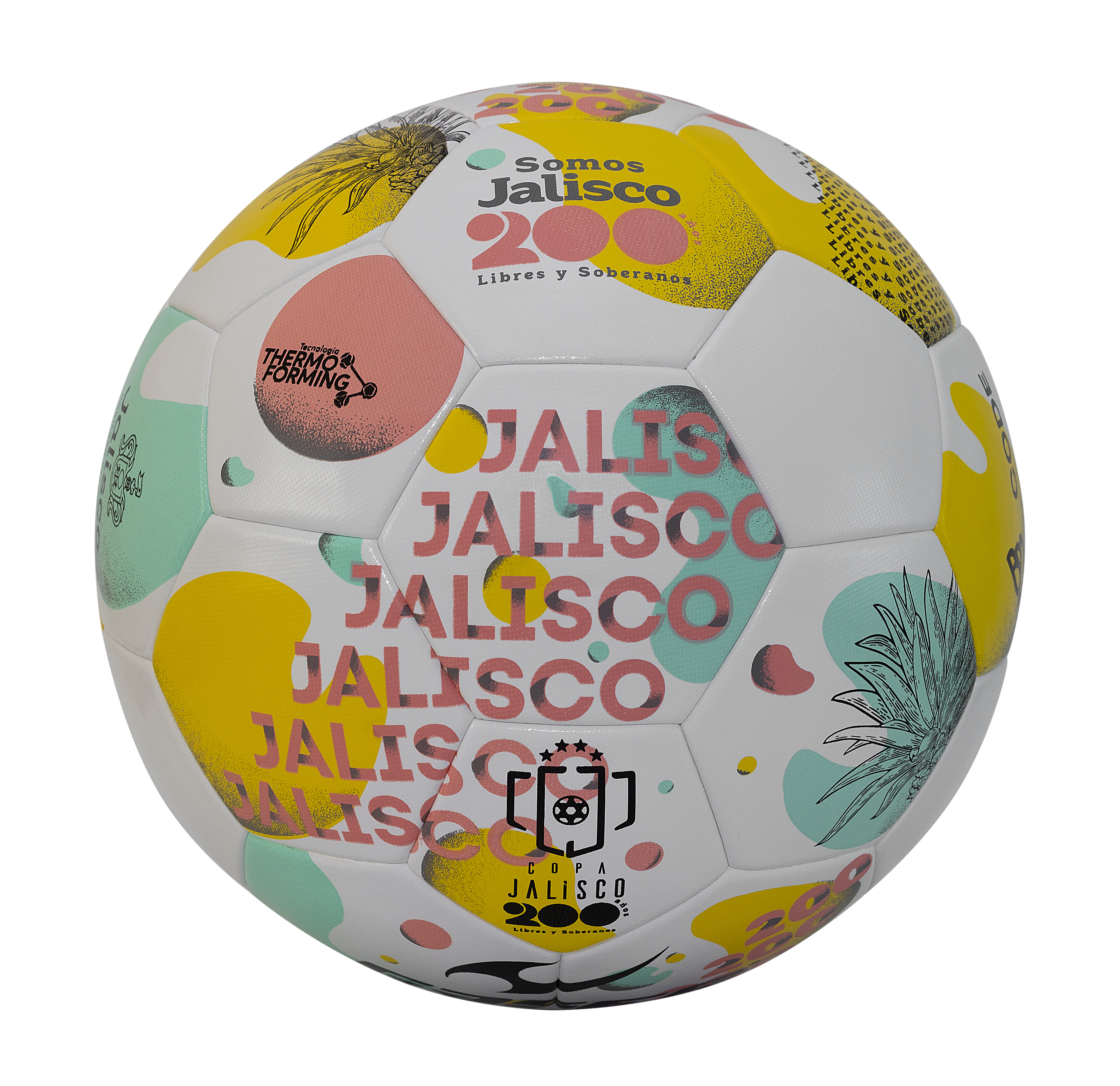 Foto 4 pulgar | Balón Fútbol Gaser Agave Termoformado No.5