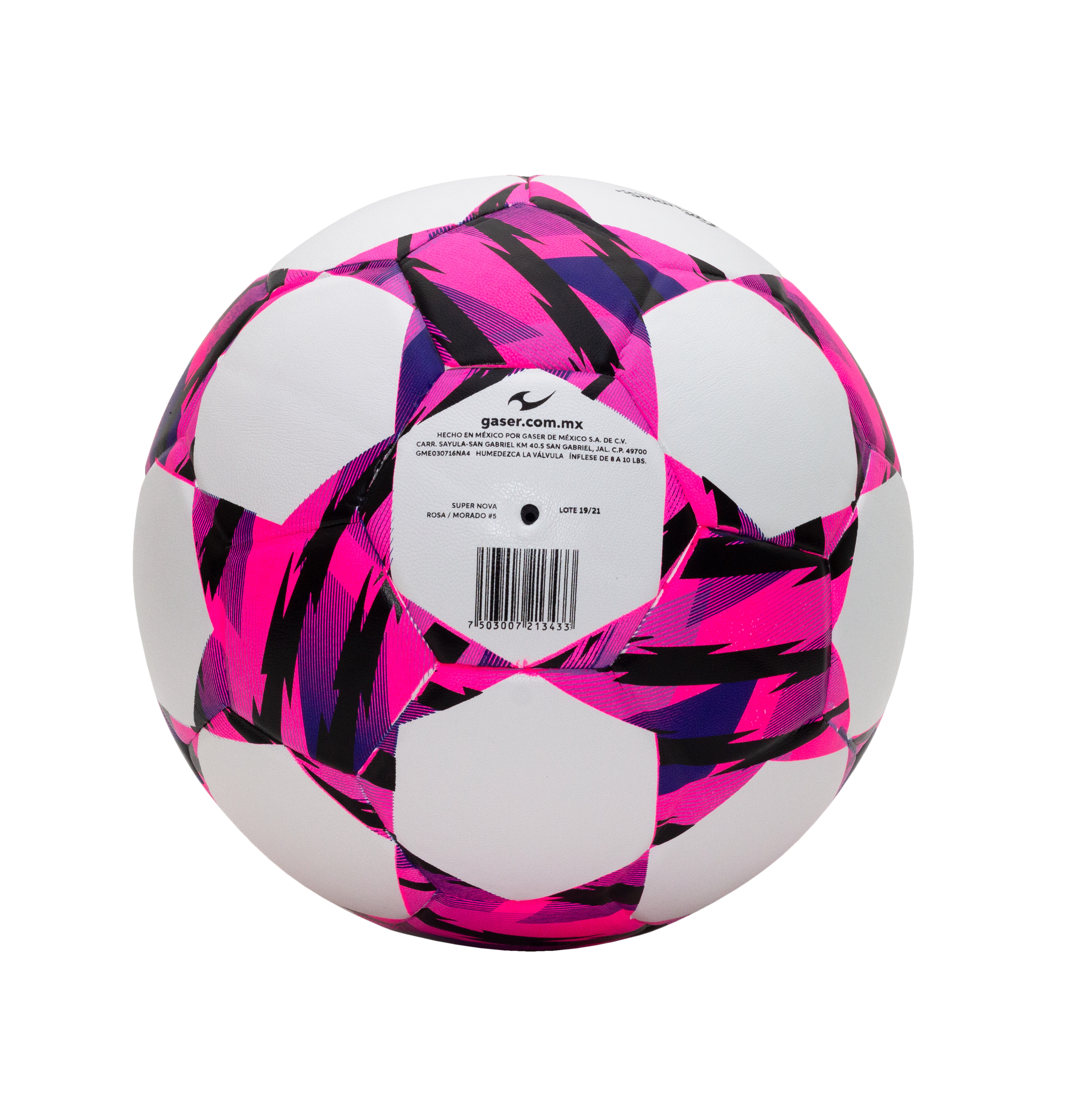 Foto 4 pulgar | Balón Fútbol Gaser Super Nova Mate Laminado No.5