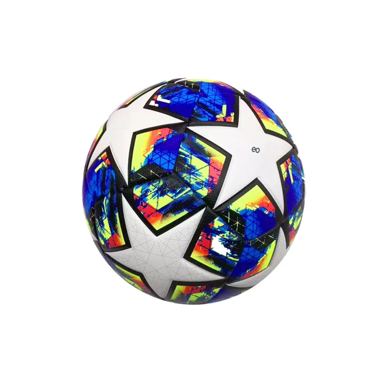 Foto 1 | Balón Fútbol No.5 Cubierta Suave Entrenamiento Modelo 20 Estrellaseo Safe Importsesi-20413 Multicolor
