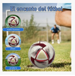 Foto 5 | Balón Fútbol Soccer Para Entrenamiento Champions Stars No. 5