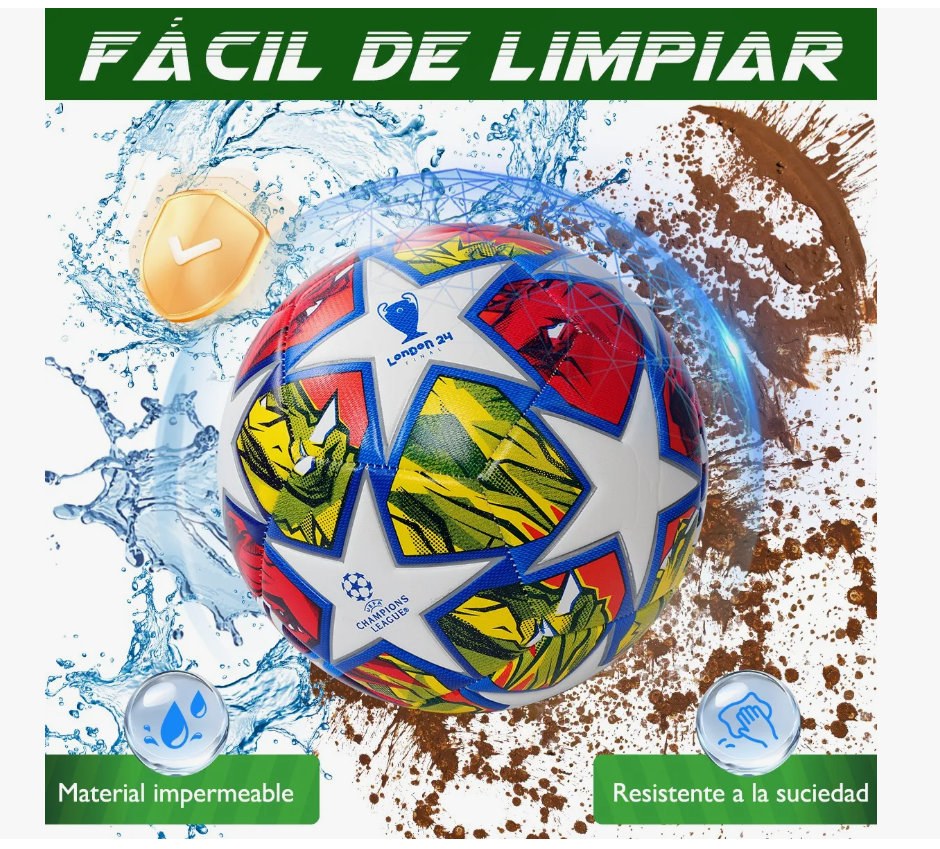Foto 4 pulgar | Balón Fútbol Soccer Para Entrenamiento Champions Stars No. 5