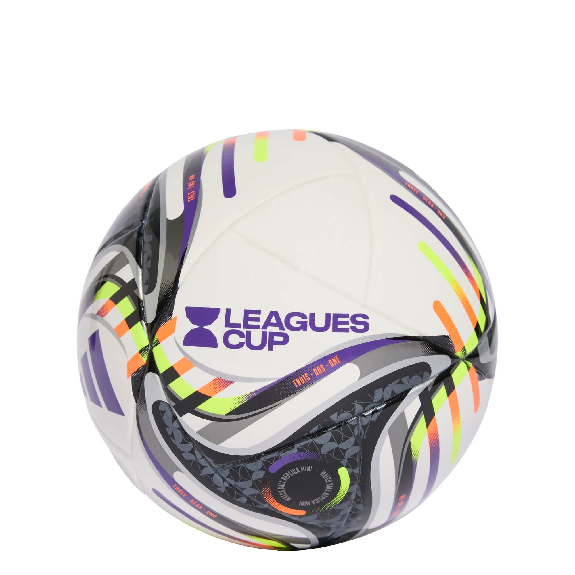 Foto 3 pulgar | Mini Balón Leagues Cup 25 Adidas Blanco Unisex