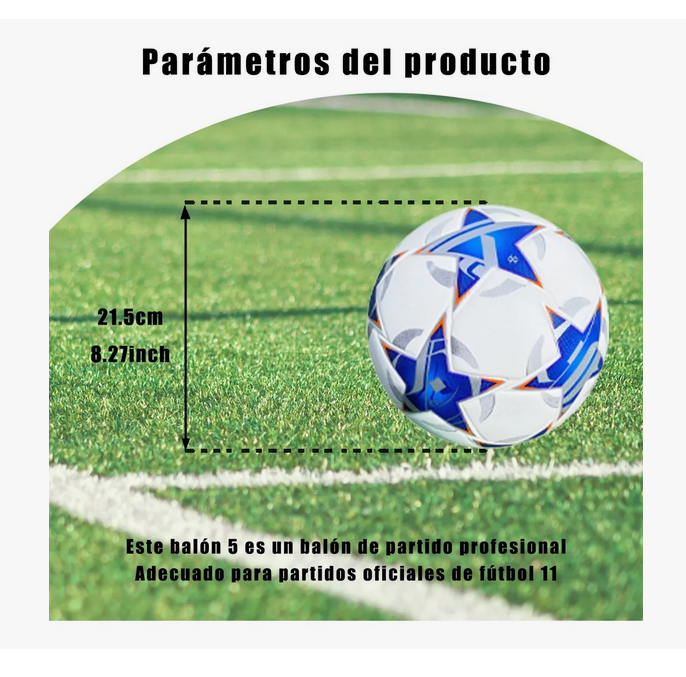 Foto 4 pulgar | Balón Fútbol Soccer Para Entrenamiento Partidos No.5