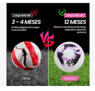 Foto 3 | Balón Fútbol Eurocopa 2024 No.5 Cubierta Suave Entrenamiento