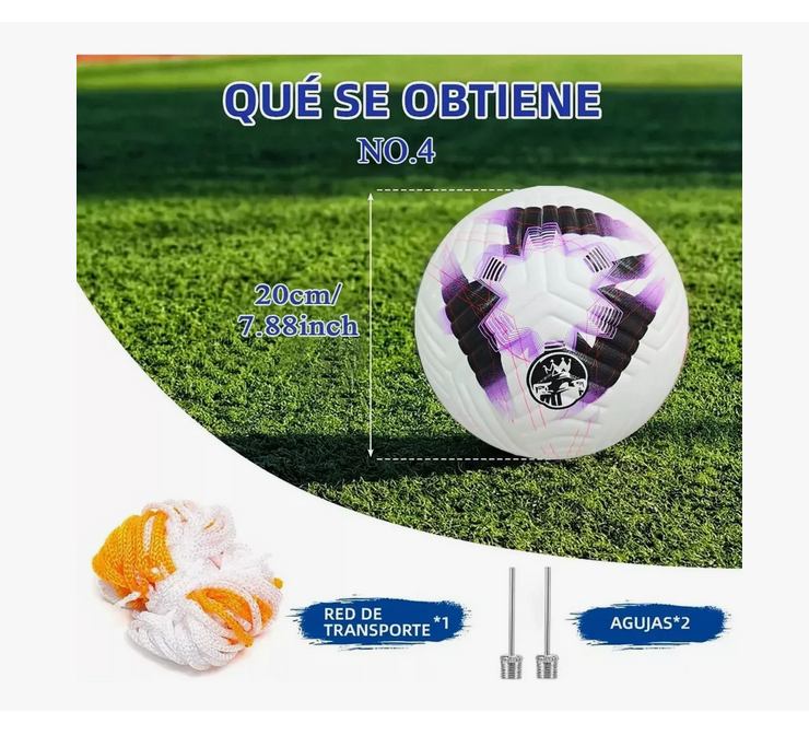 Foto 6 pulgar | Balón Fútbol Eurocopa 2024 No.5 Cubierta Suave Entrenamiento