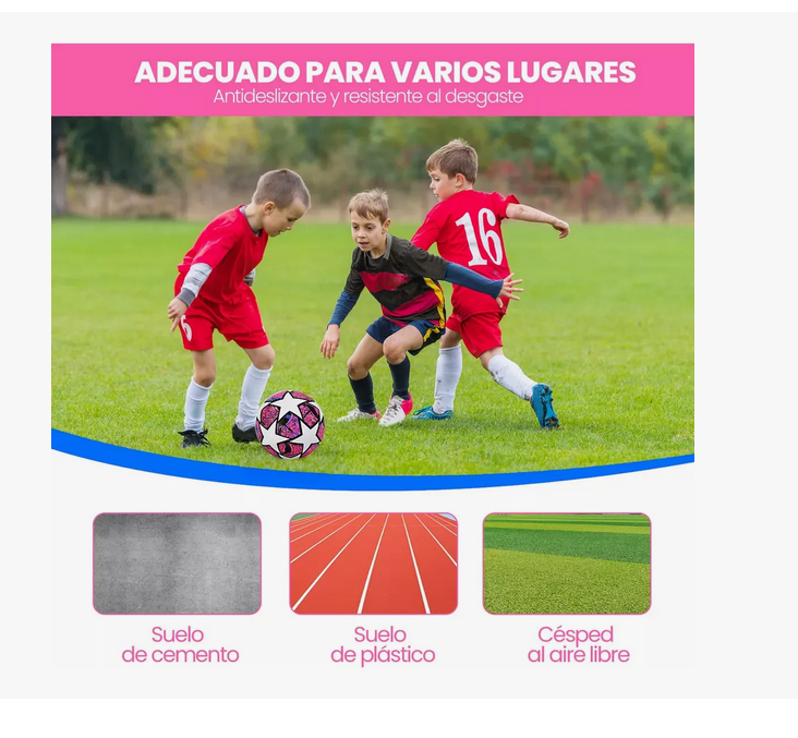 Foto 4 pulgar | Balón Fútbol Soccer Champions Formación Profesional No.5