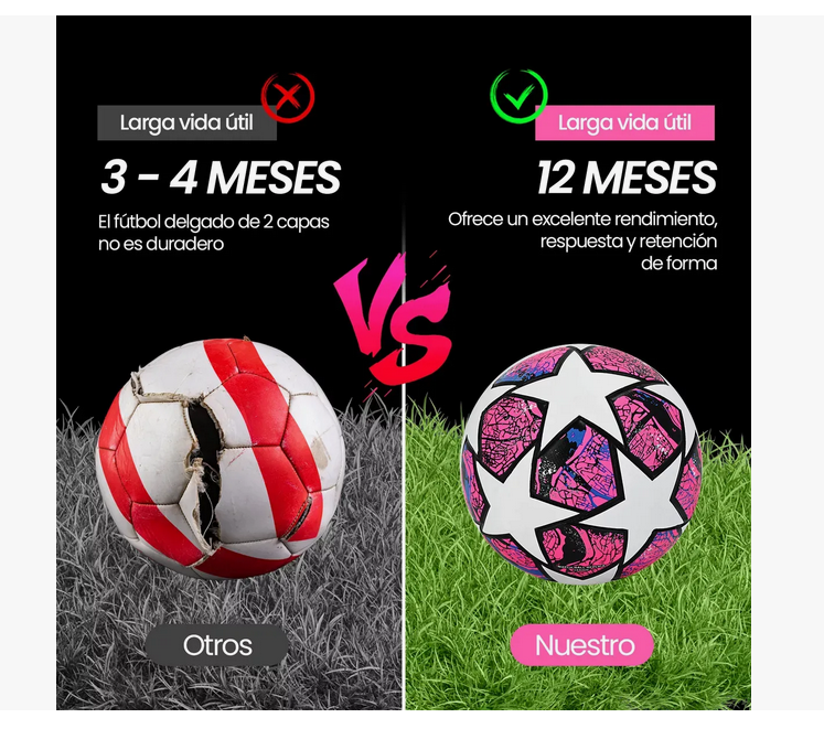 Foto 5 | Balón Fútbol Soccer Champions Formación Profesional No.5