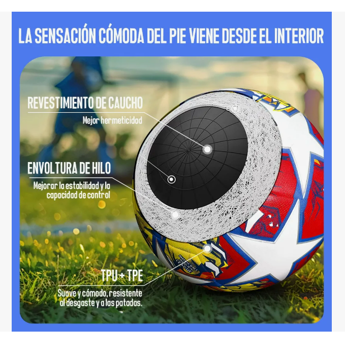 Foto 3 | Balón Fútbol Soccer Para Entrenamiento Champions