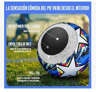 Foto 3 | Balón Fútbol Soccer Para Entrenamiento Champions