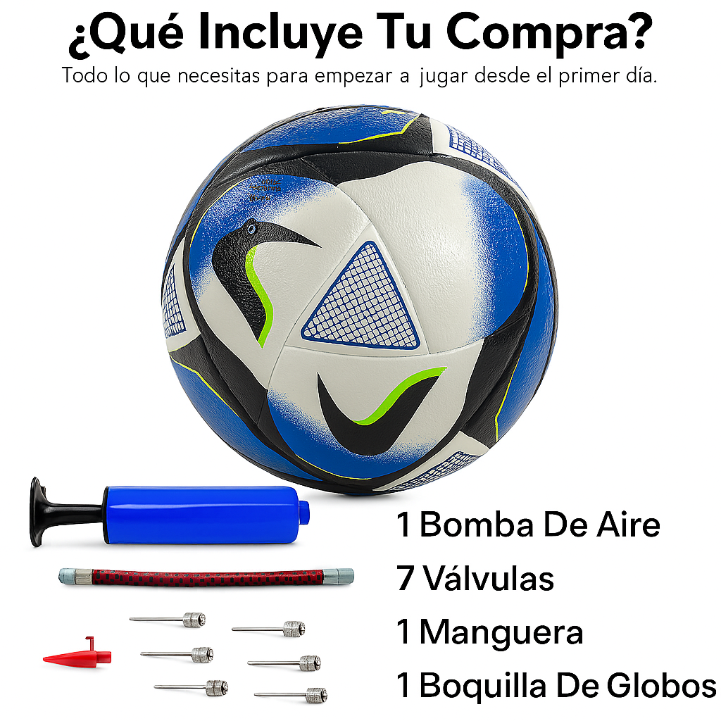 Foto 3 pulgar | Balón Fútbol #5 Copa Mundial con Bomba y Accesorios – Termosellado, Ideal para Cancha o Pasto