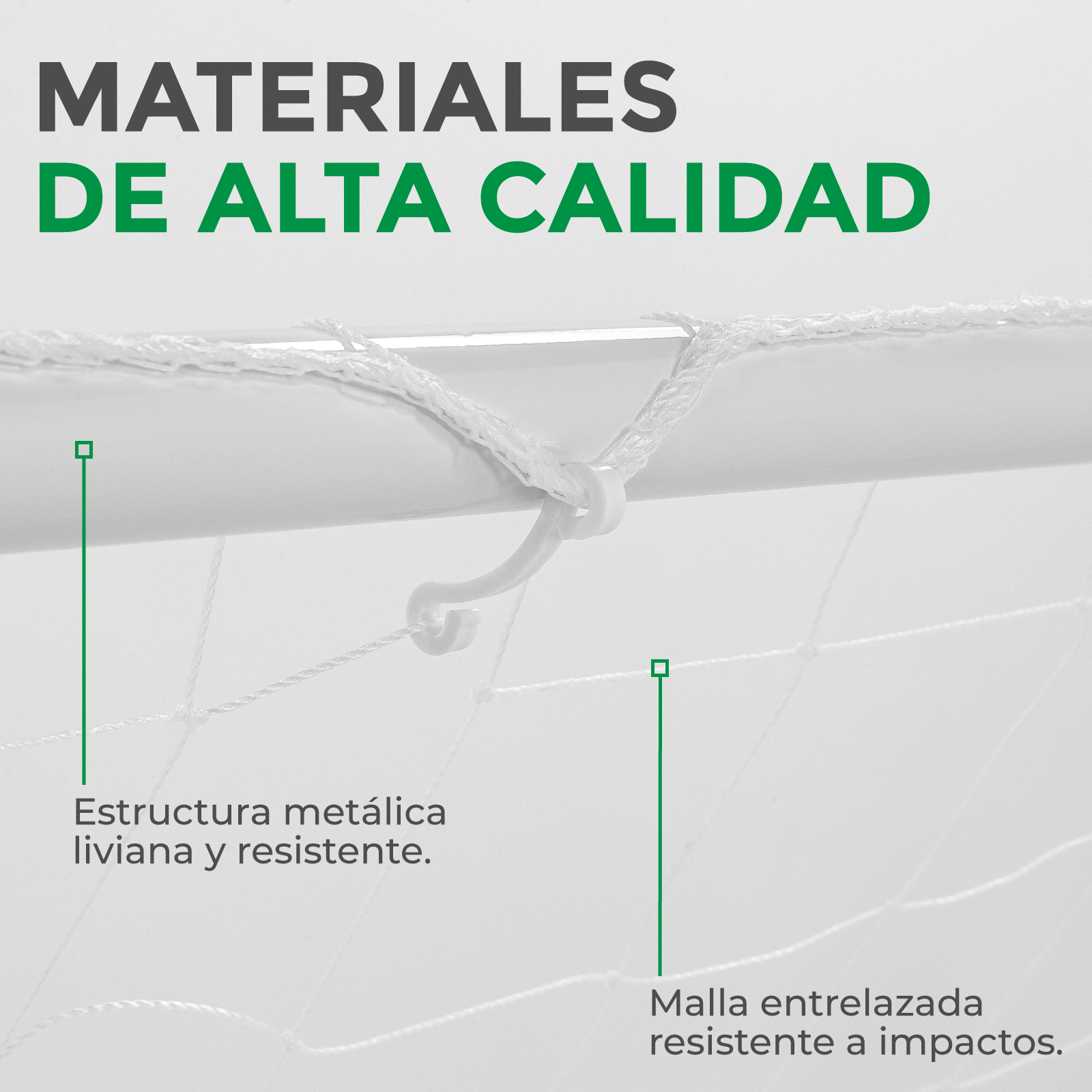 Foto 4 pulgar | Porteria Altera para Futbol Soccer Mediano Color Blanco