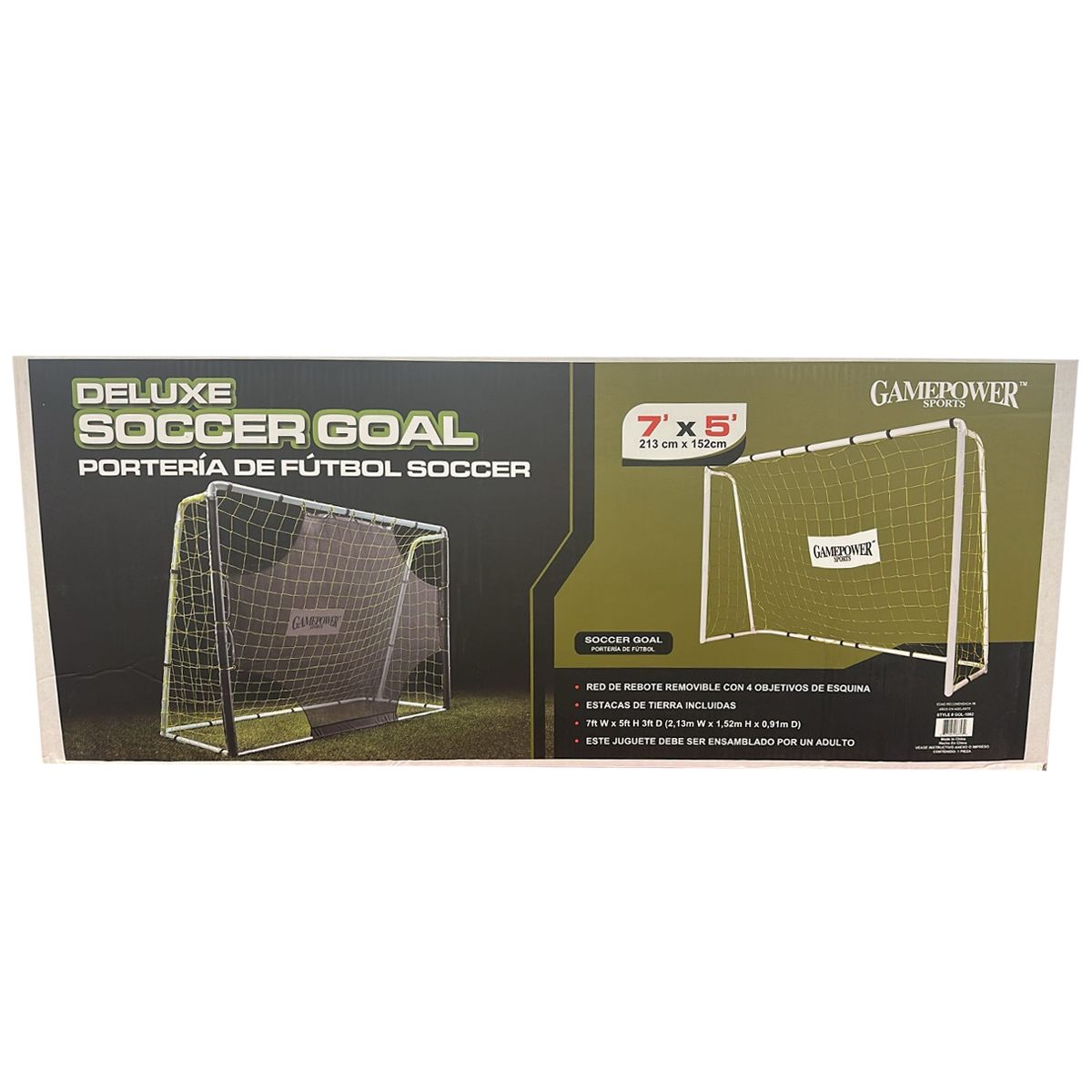 Foto 4 pulgar | Portería de Fútbol Soccer Gamepower Sports Deluxe con Red