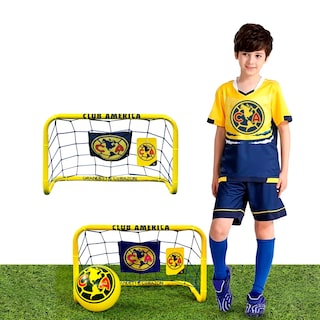 Foto 1 | Par De Porterías De Fútbol Para Niños, 55x65 Cm - Club América