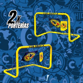 Foto 2 | Par De Porterías De Fútbol Para Niños, 55x65 Cm - Club América
