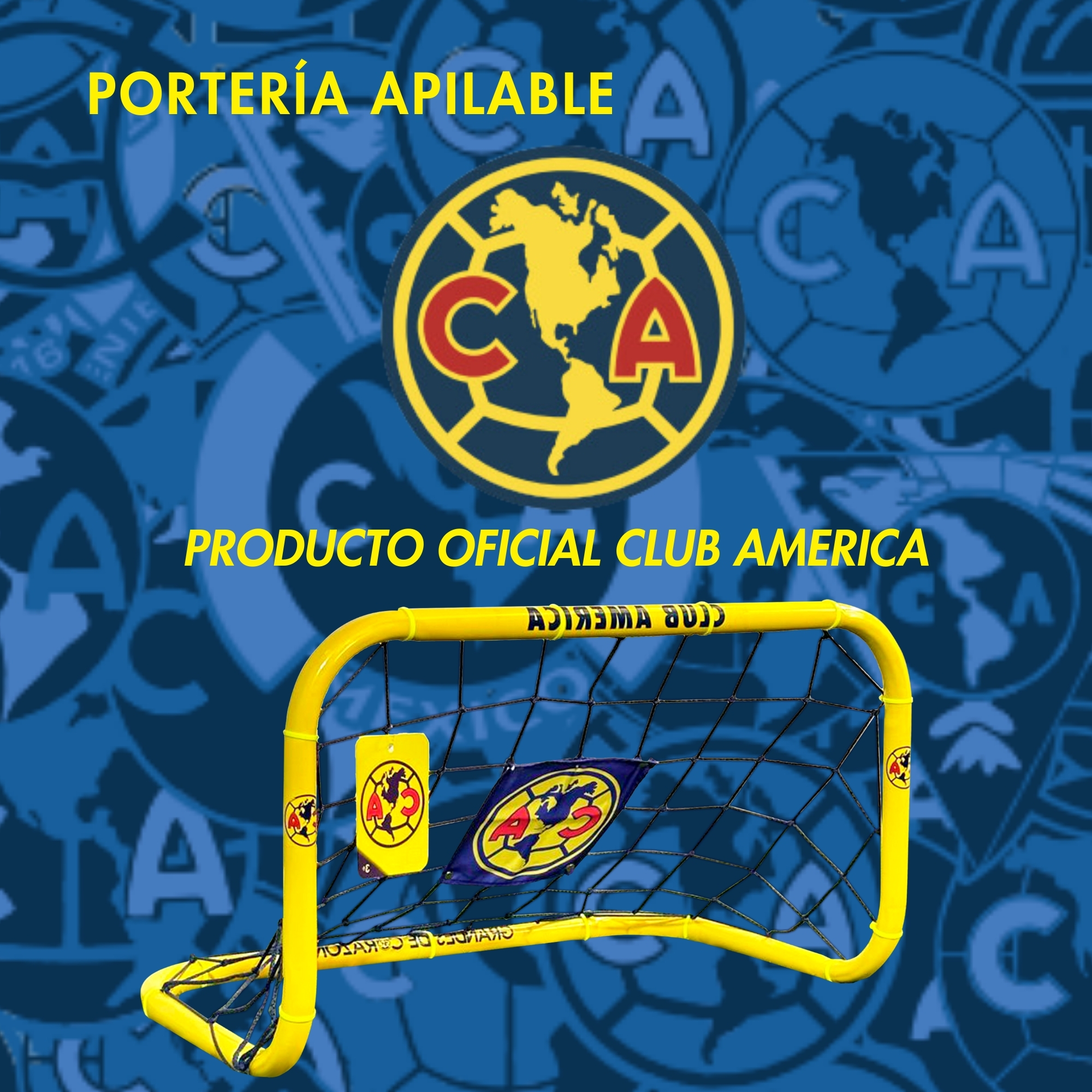 Foto 5 pulgar | Portería De Fútbol Para Niños, 46x82 Cm - Club América