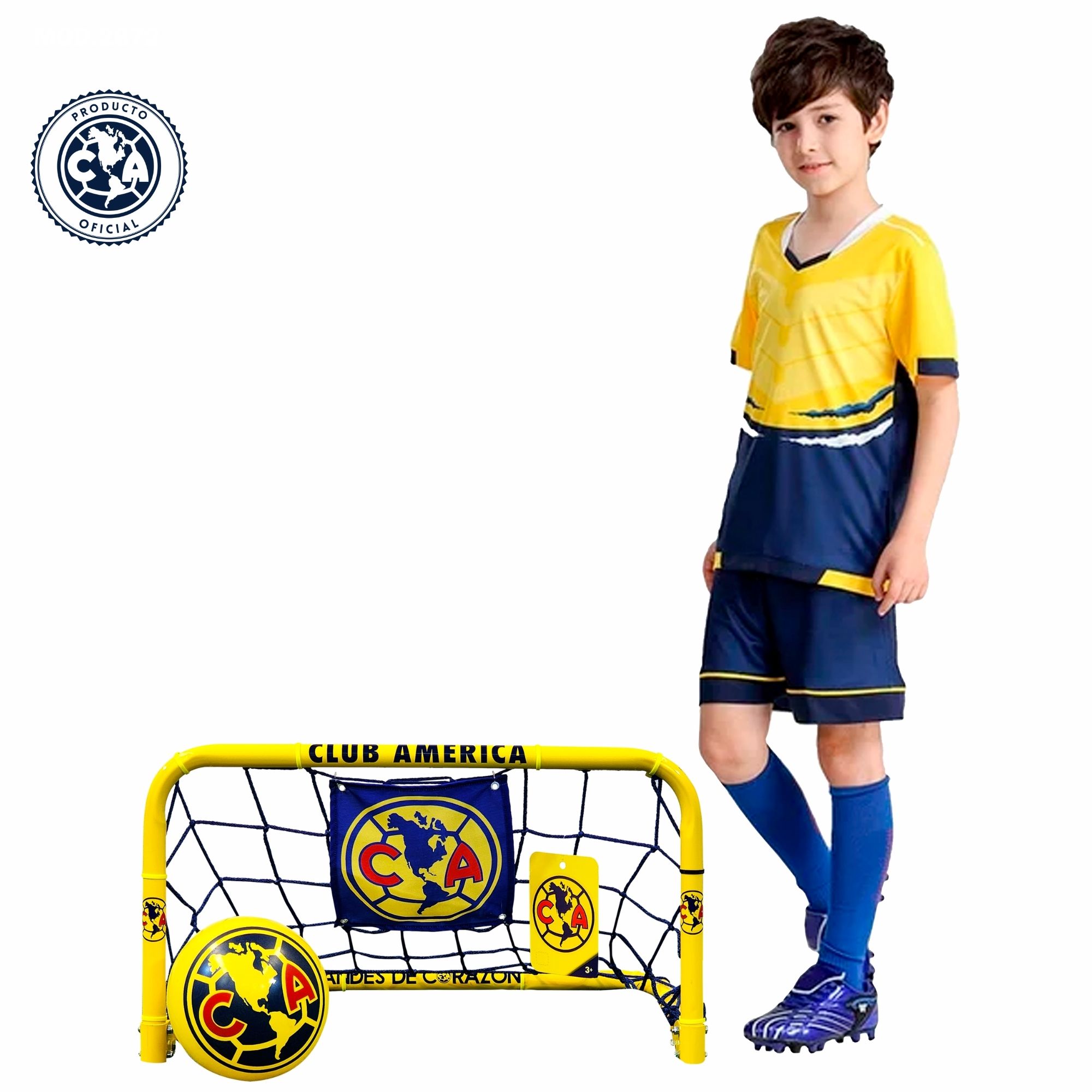 Foto 2 pulgar | Portería De Futbol Plegable, 76x43 Cm - Club América