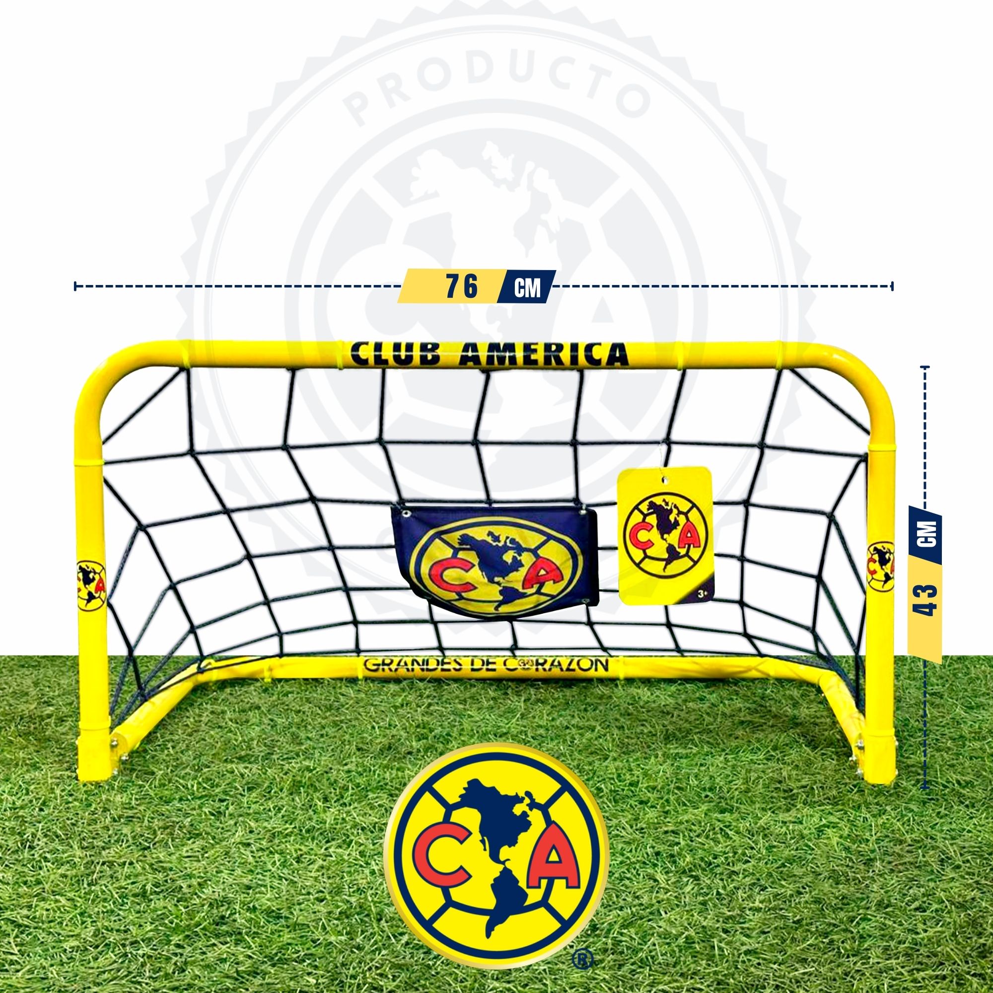 Foto 4 pulgar | Portería De Futbol Plegable, 76x43 Cm - Club América