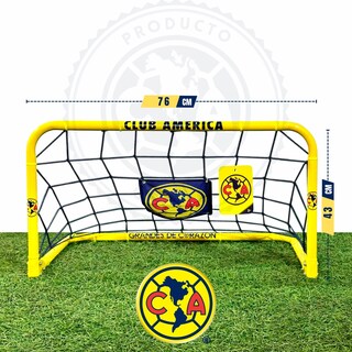 Foto 3 | Portería De Futbol Plegable, 76x43 Cm - Club América