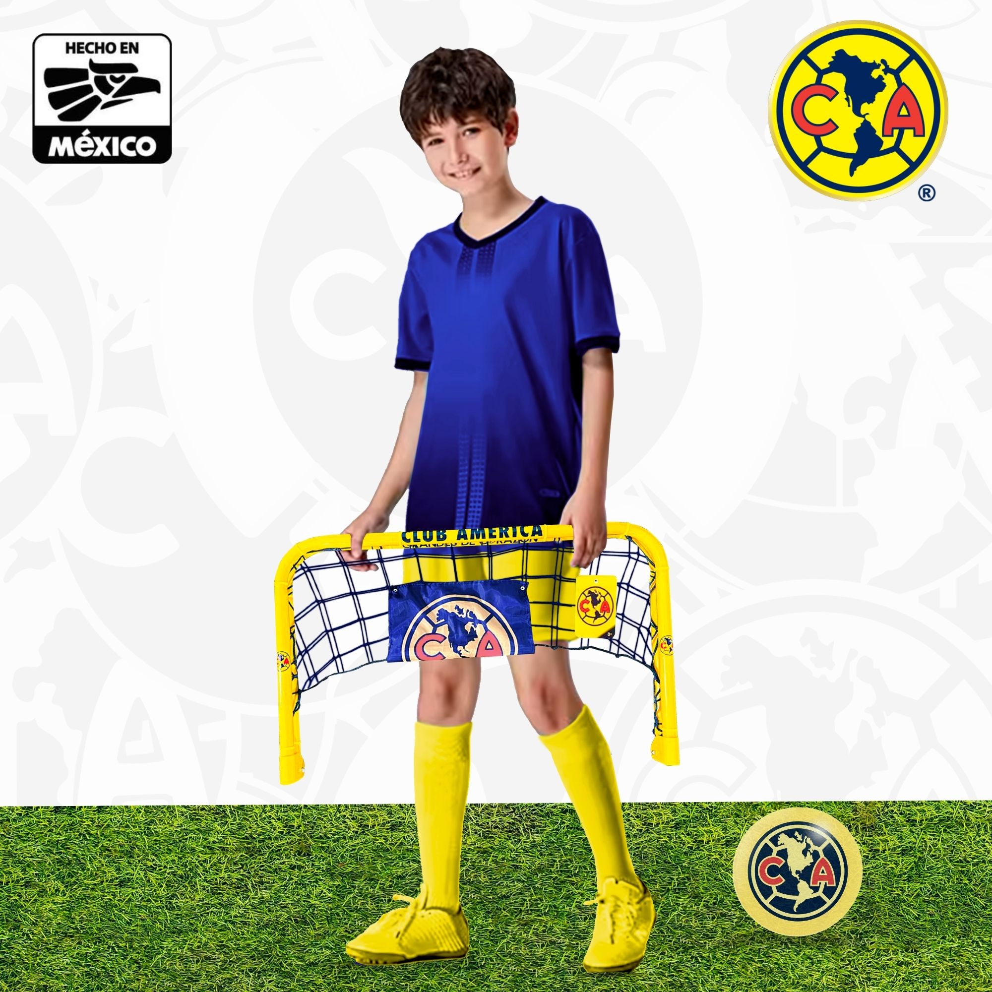 Foto 5 pulgar | Portería De Futbol Plegable, 76x43 Cm - Club América