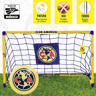Foto 2 | Portería De Futbol Infantil 94x57x57 cm - Club América