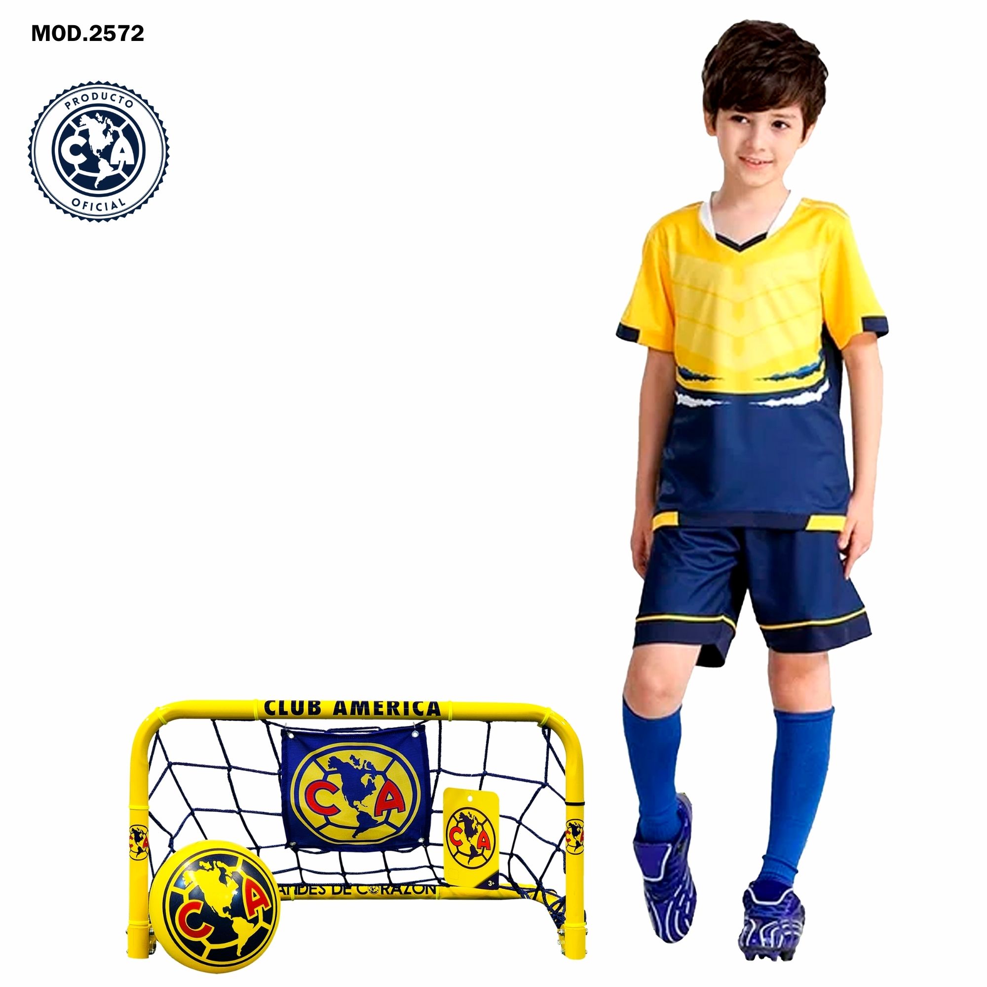 Portería De Futbol Para Niños Plegable, 62x35 Cm - Club América