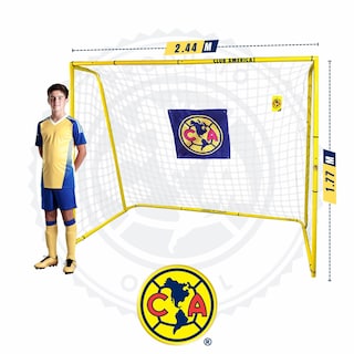 Foto 3 | Portería De Futbol Grande 177x244 cm - Club América