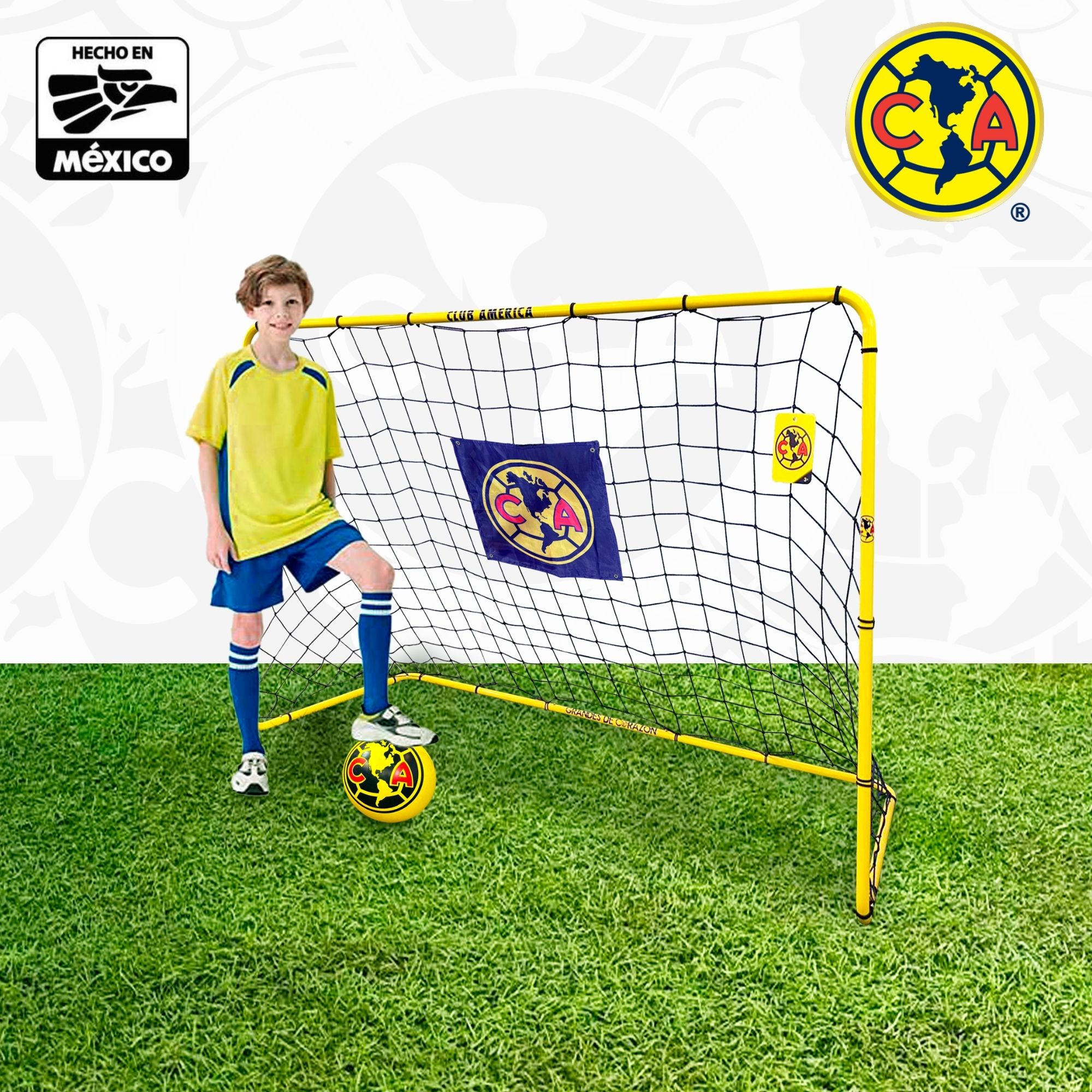 Foto 5 pulgar | Portería De Futbol Armable 6x4' - Club América