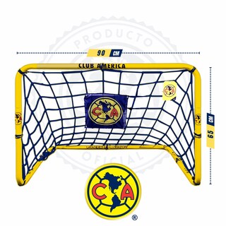 Foto 3 | Portería De Futbol Para Niños Armable 65x90 cm - Club América
