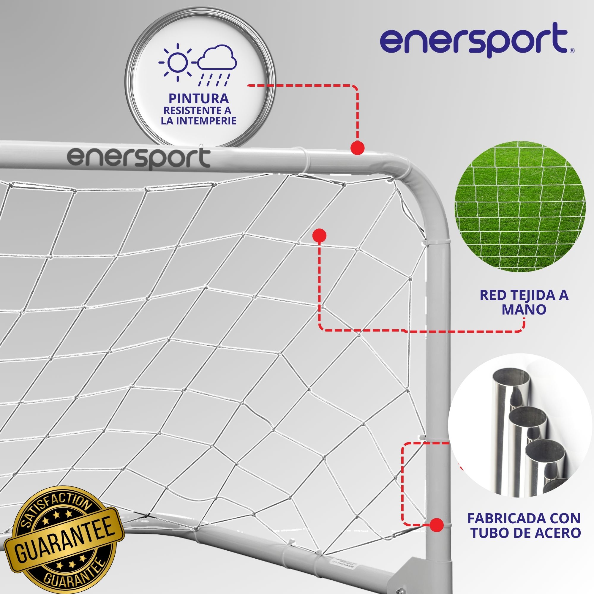 Foto 5 pulgar | Portería Plegable, 96x60 Cm – Enersport