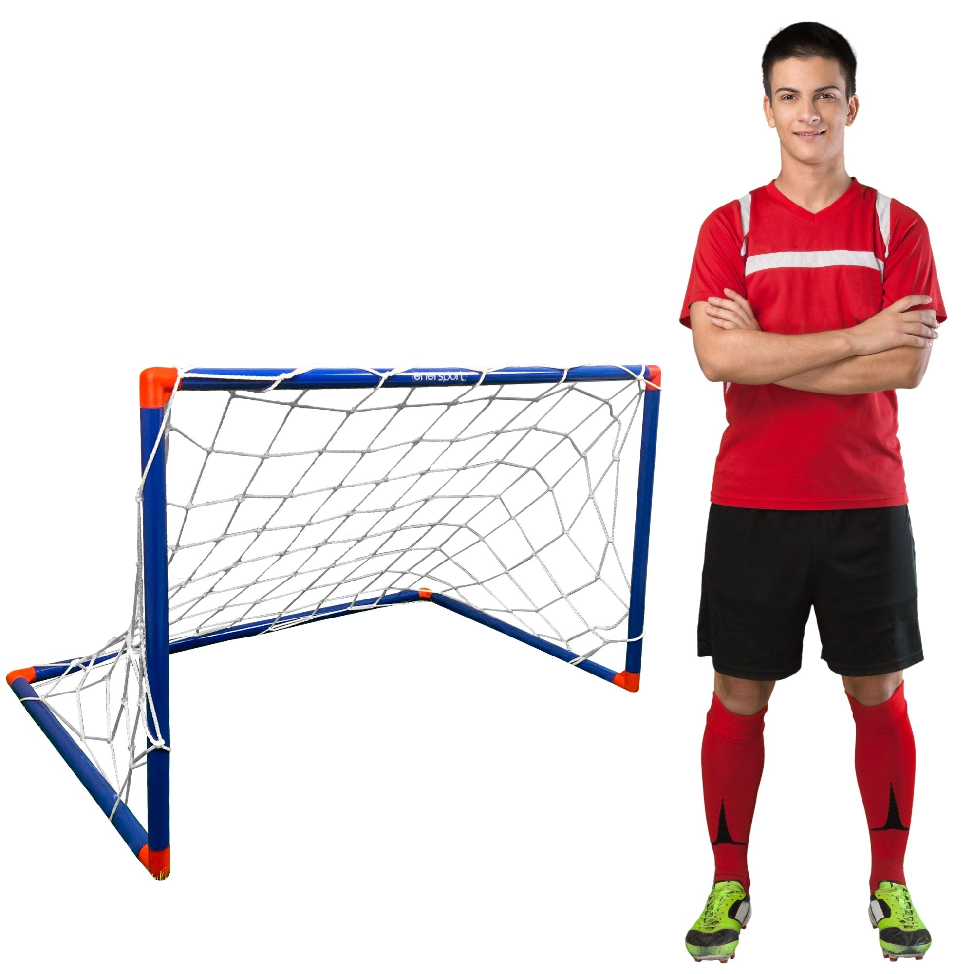 Foto 2 pulgar | Portería De Fútbol Infantil, Hecha De Acero, 94 X 57 X 57 Cm