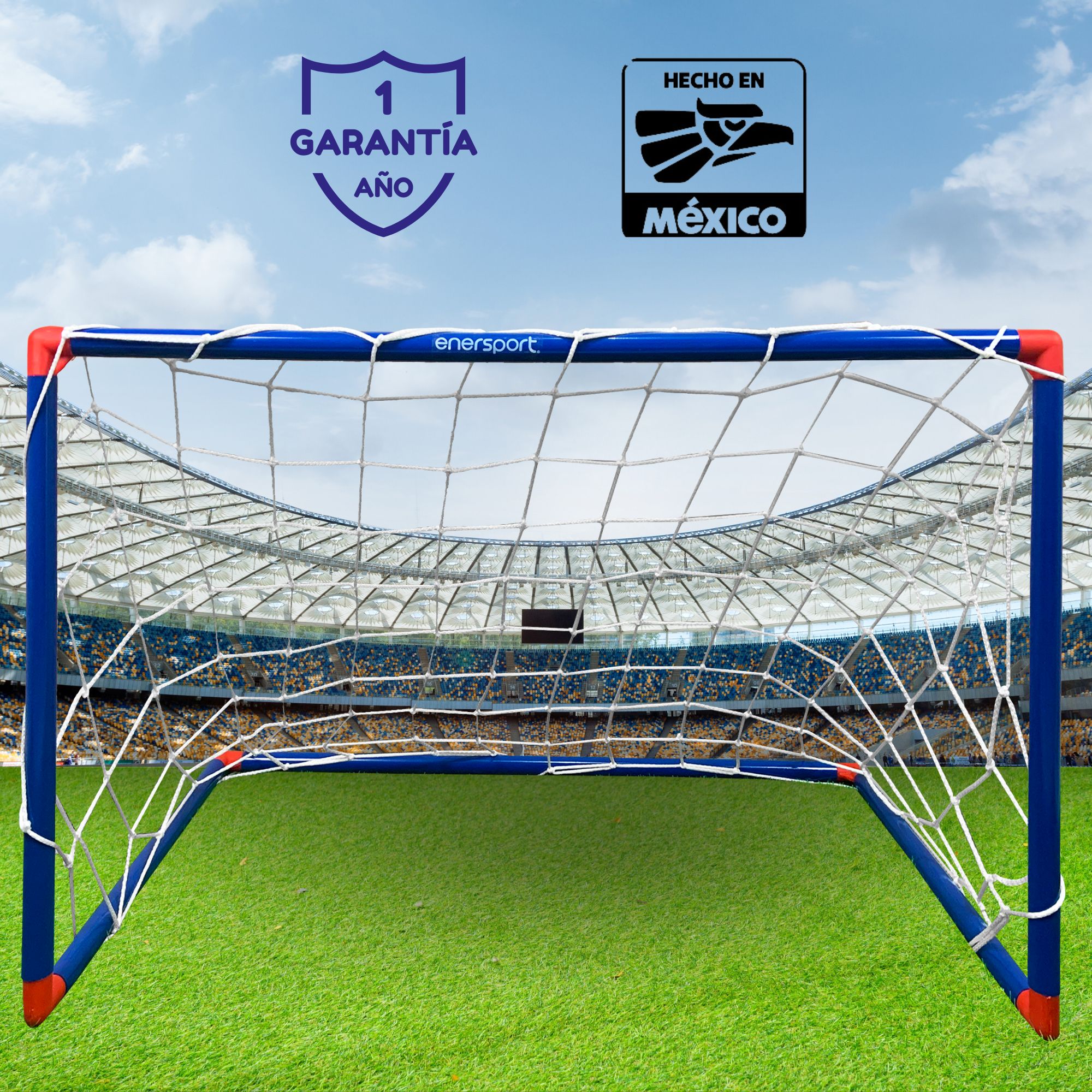 Foto 8 pulgar | Portería De Fútbol Infantil, Hecha De Acero, 94 X 57 X 57 Cm