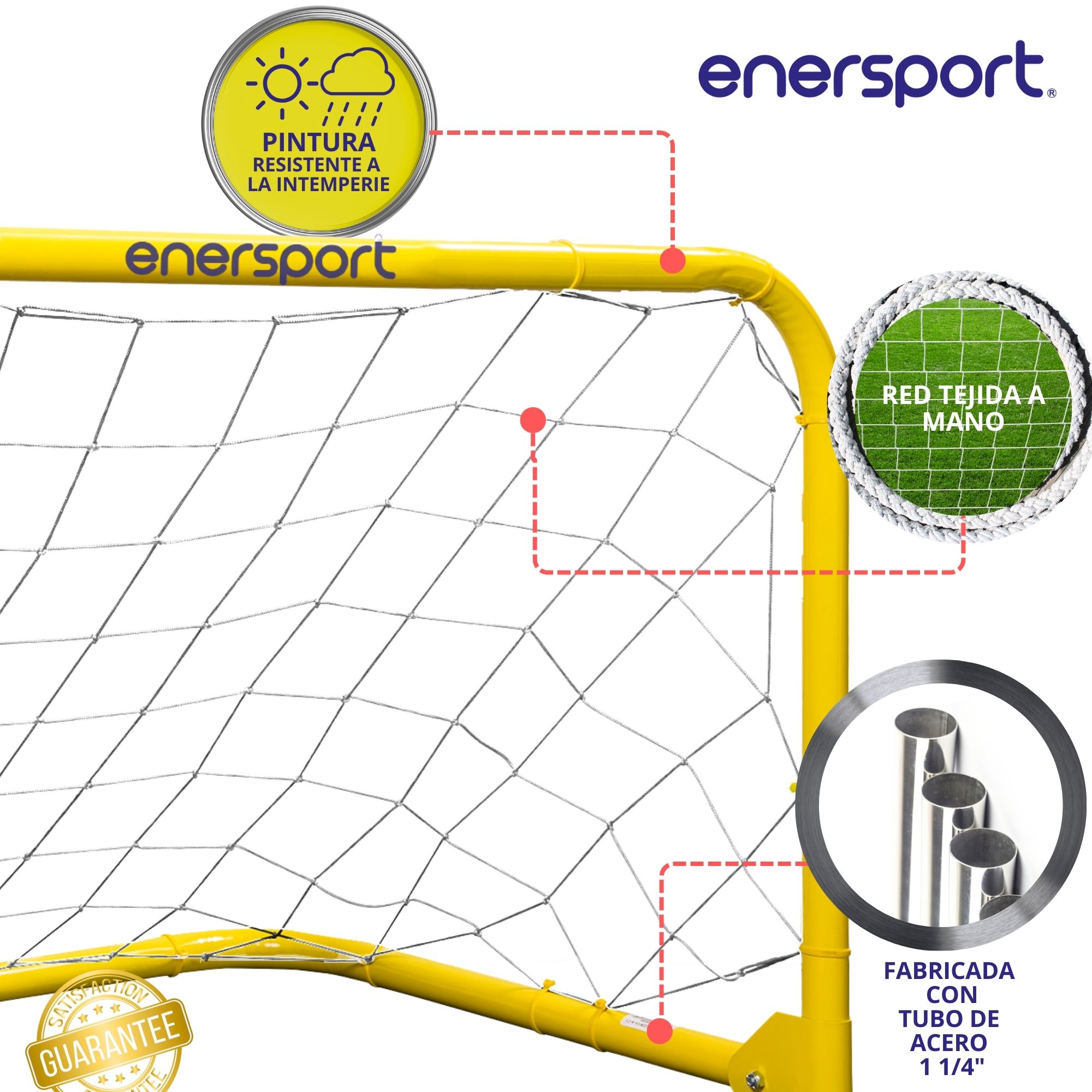 Foto 4 pulgar | Portería Plegable, 96x60 Cm – Enersport
