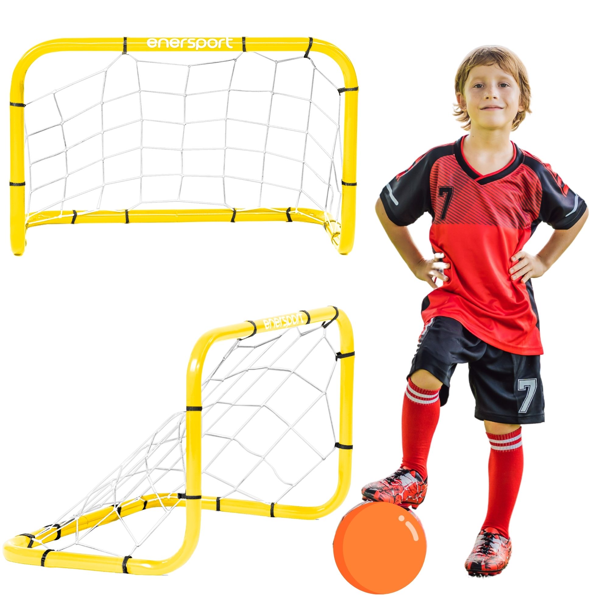 Foto 2 pulgar | Kit De Porterías Infantil + Pelota Mi Primer Gol