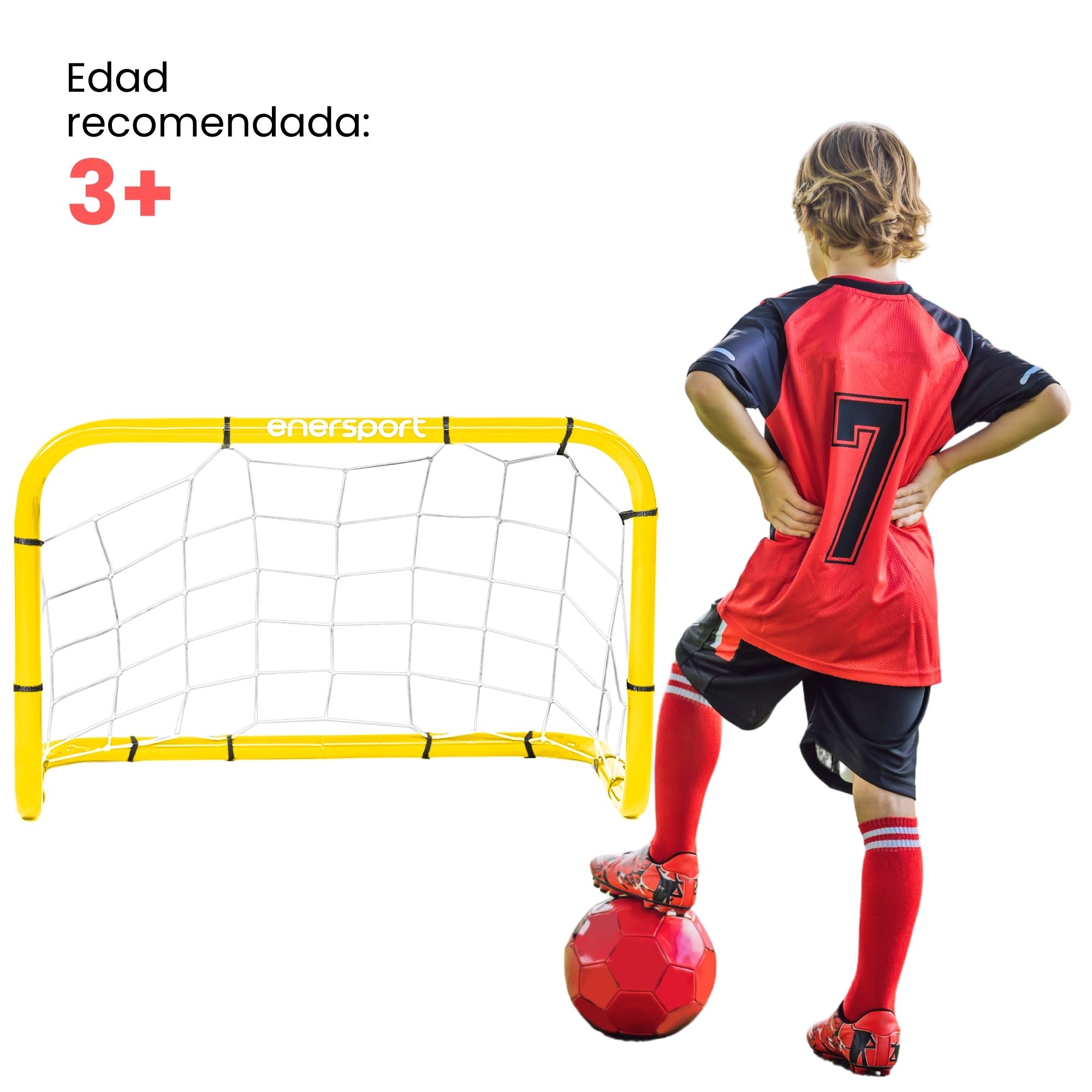 Foto 5 pulgar | Kit De Porterías Infantil + Pelota Mi Primer Gol