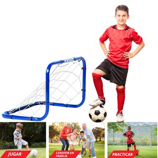 Foto 4 | Kit De Porterías Infantil + Pelota Mi Primer Gol