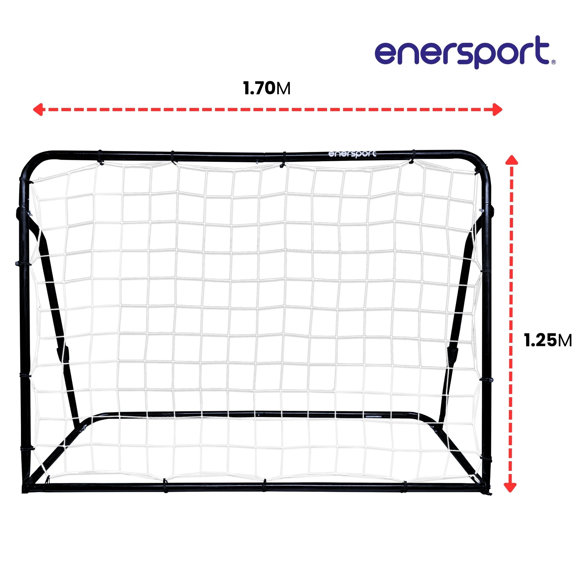 Foto 3 pulgar | Portería Rebote Futbol De Acero 170x125 Cm - Enersport