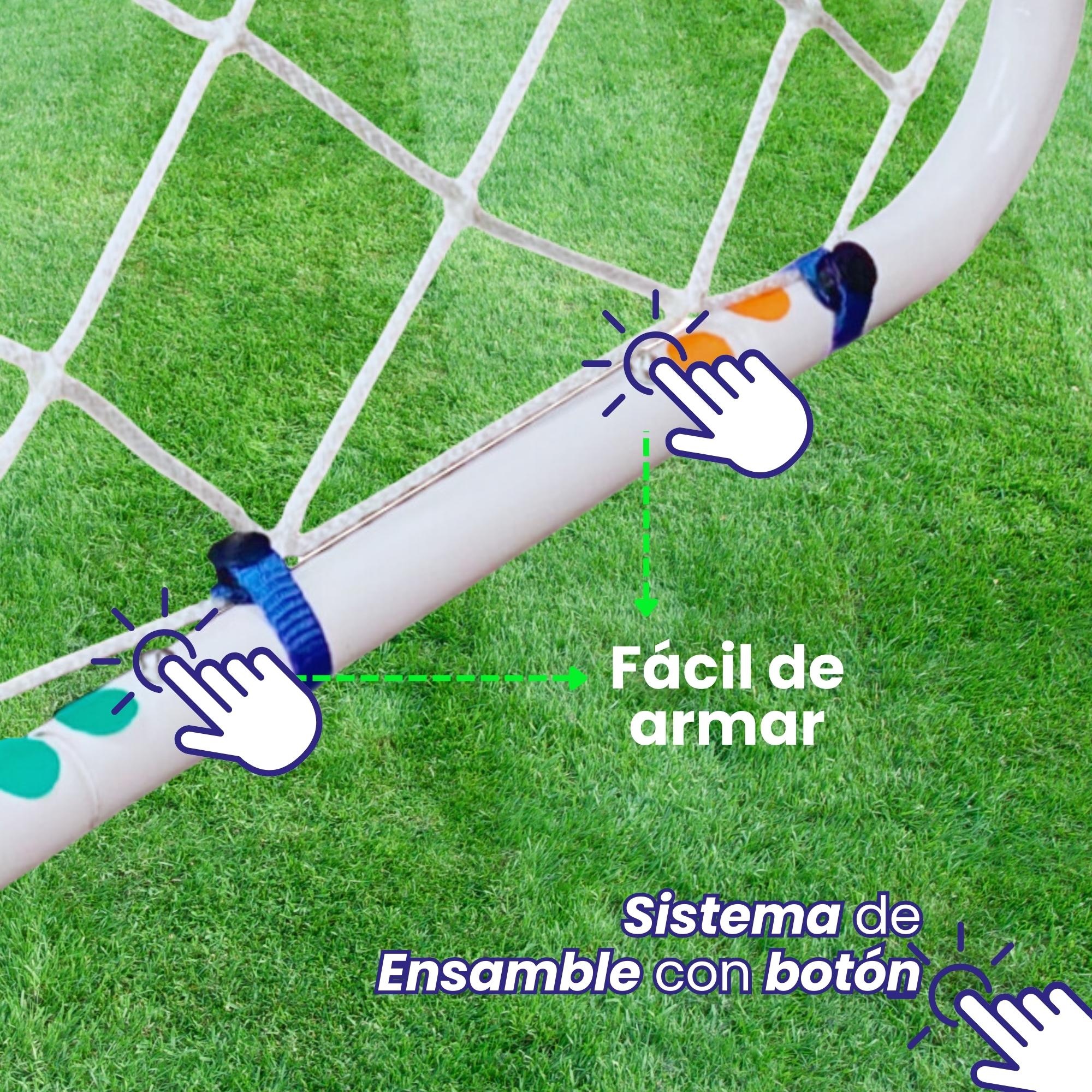 Foto 6 pulgar | Portería De Fútbol Entrenamiento 185x120 Cm -  Enersport