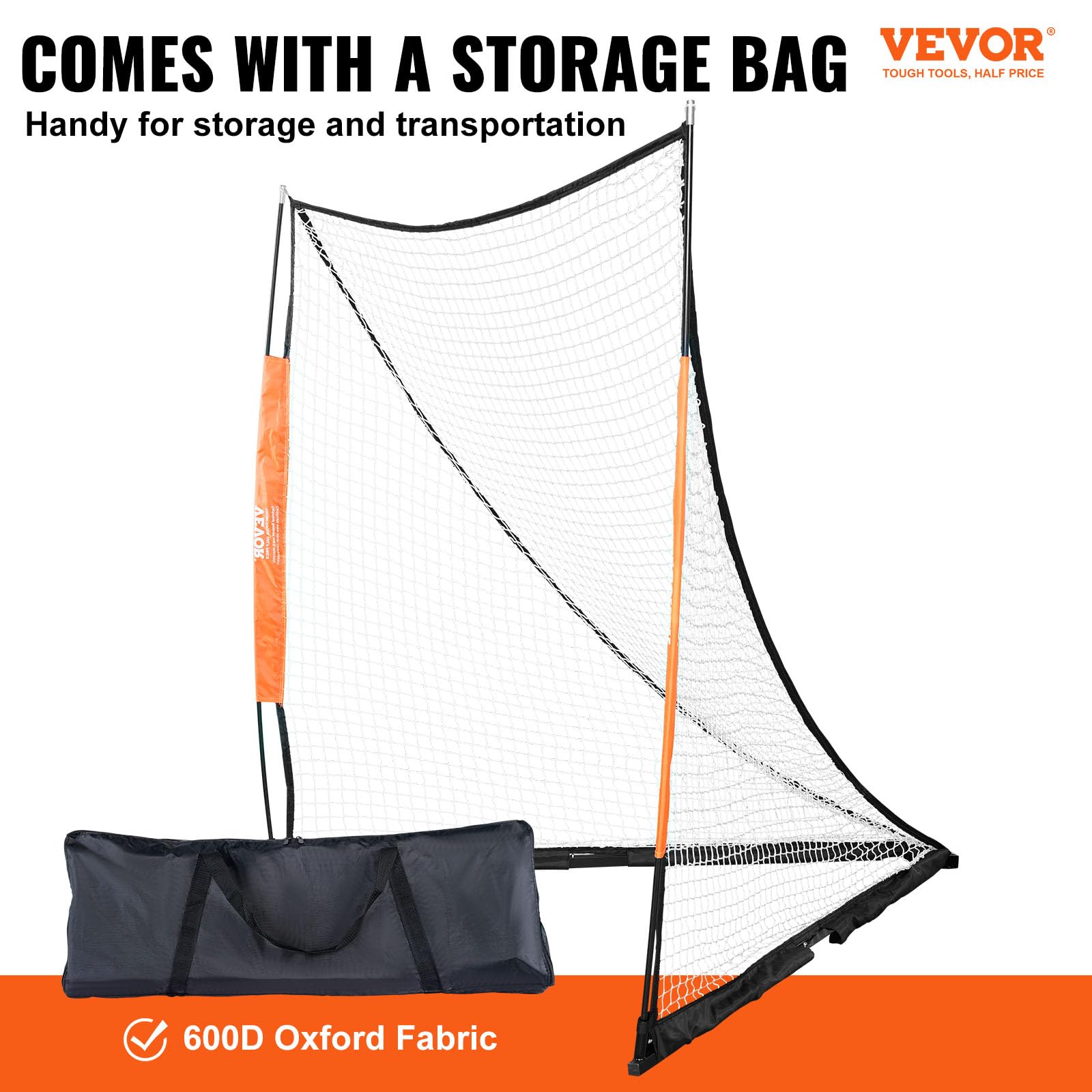 Foto 3 pulgar | Lacrosse Goal Vevor De 6 X 6 Pies Con Bolsa De Transporte Y Varilla De Fibra De Vidrio - Venta Internacional.