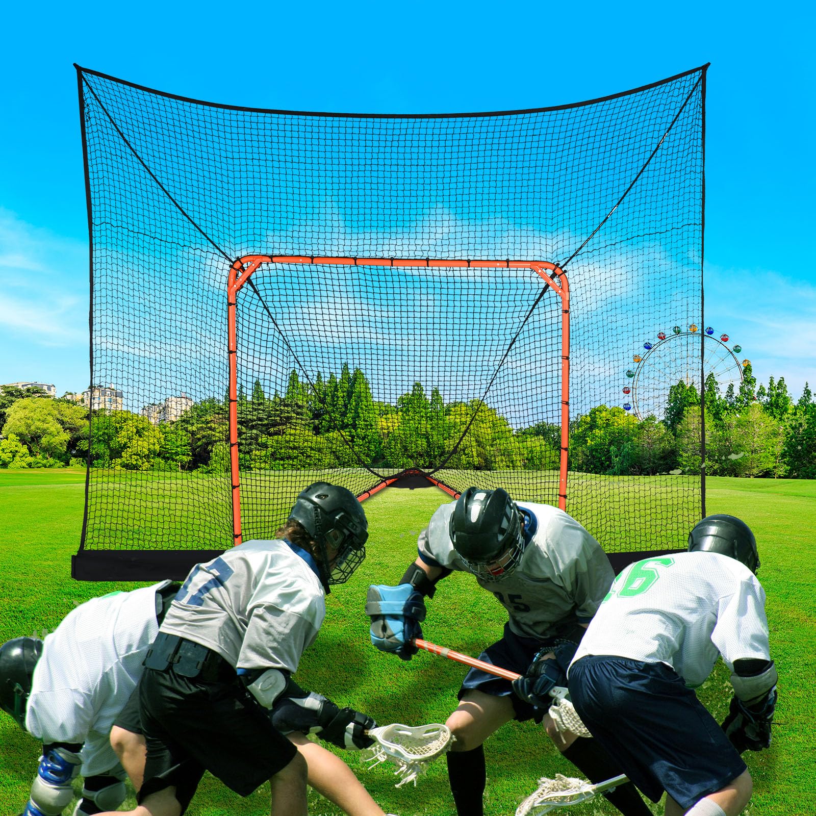 Foto 1 | Red Para Portería De Hockey Y Lacrosse, 3,7 X 2,7 M, Vevor - Venta Internacional.